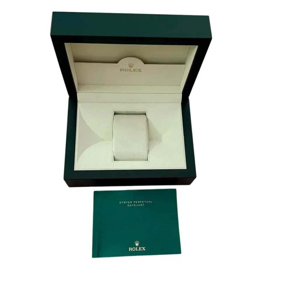 Rolex Green Wave Presentation Watch Box Storage Case